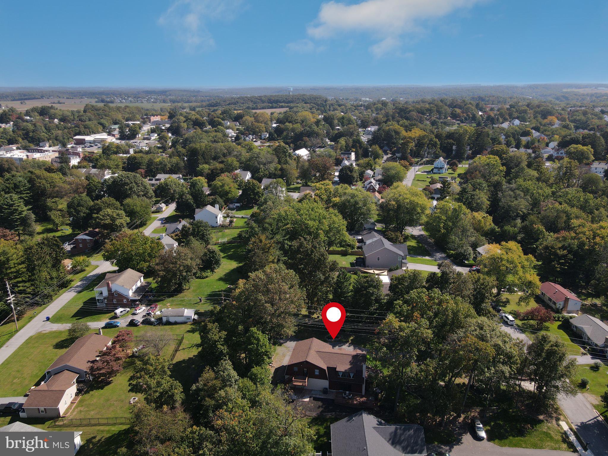 203 Sunset Avenue Mount Airy, MD 21771 - Photo 52 of 57 Aerial View of Home & Surrounding Community