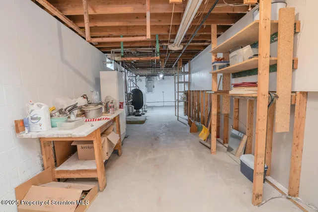 a view of a storage & utility room