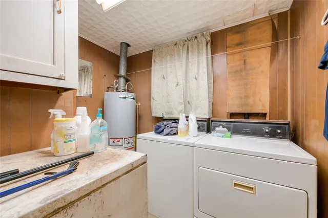 a room with storage and utility