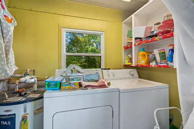 a room with furniture and a window