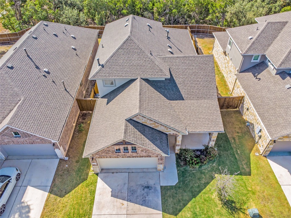 1925 Ruger Pass Leander, TX 78641 - Photo 26 of 26 an aerial view of a house with a yard