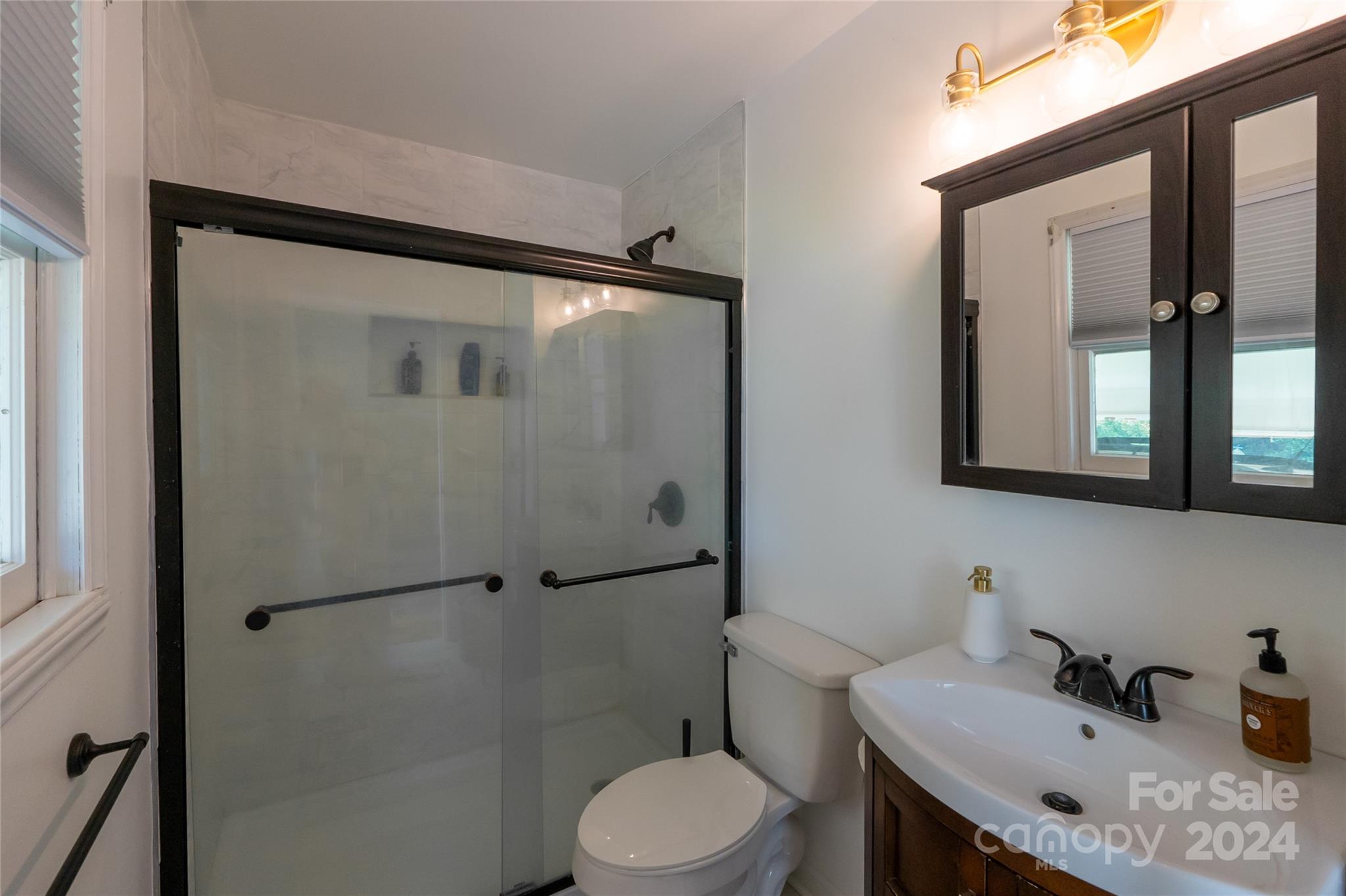 21625 Rio Oro Drive Cornelius, NC 28031 - Photo 17 of 31 a bathroom with a sink toilet and shower