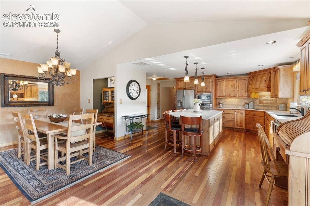 2809 Edlowe Road Woodland Park, CO 80863 - Photo 12 of 42 Kitchen and dining room