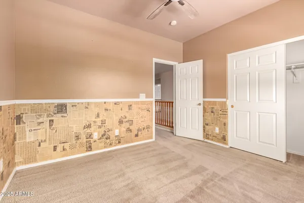 a view of closet area