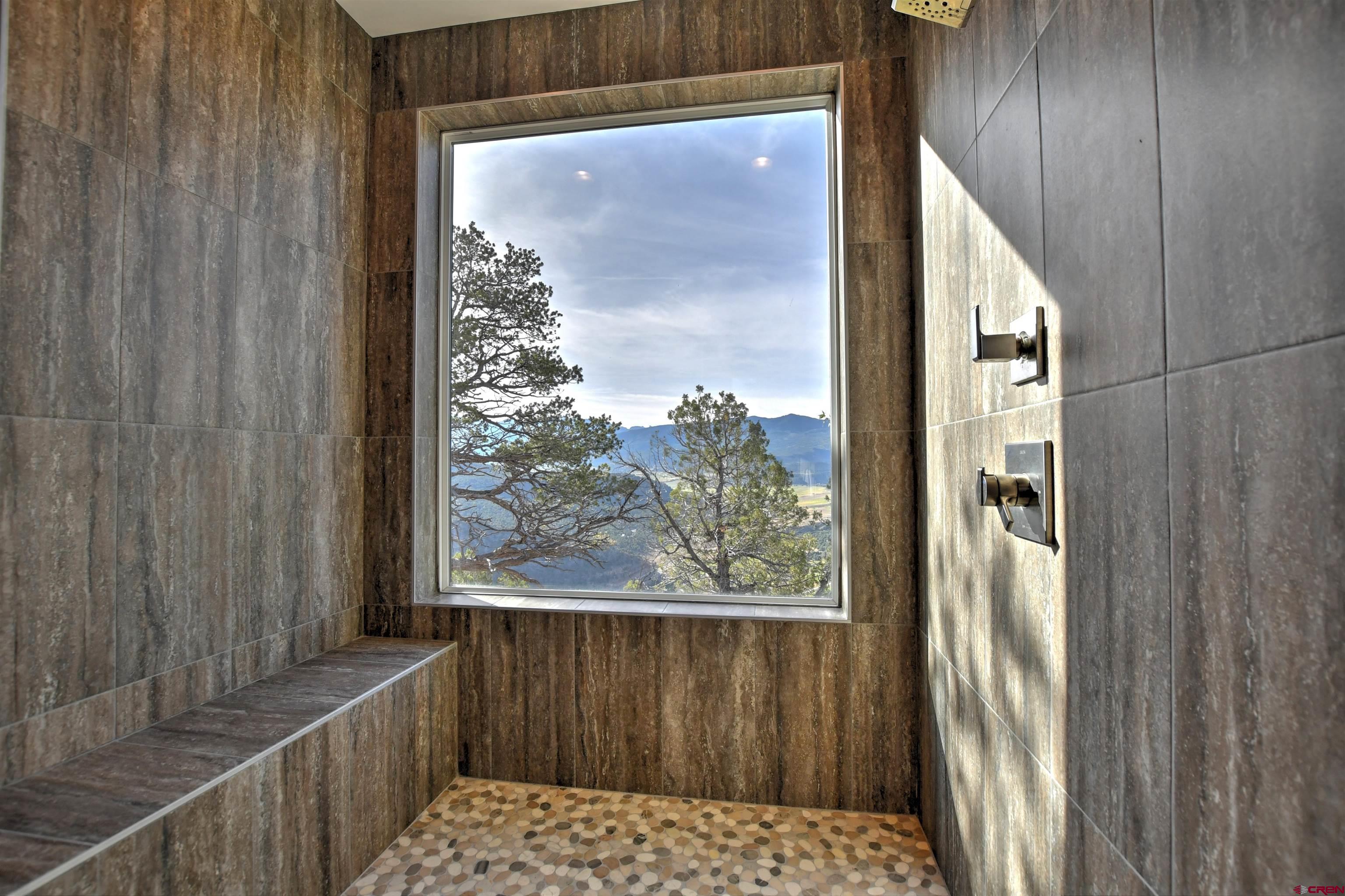 150 Enclave Road Ridgway, CO 81432 - Photo 15 of 45 a bathroom with a window and a shower