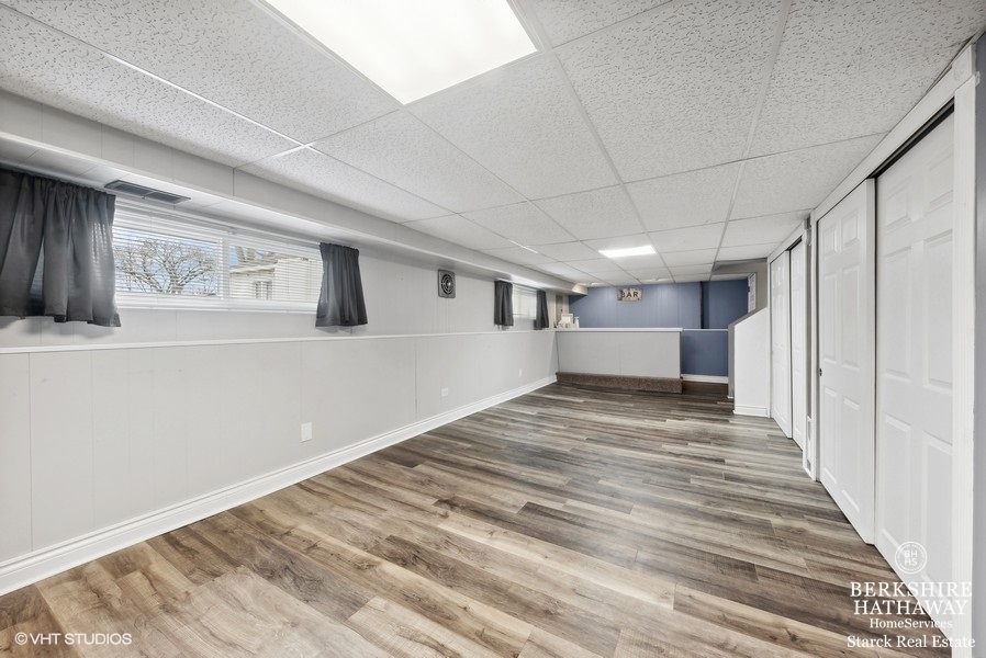 2408 George Street Rolling Meadows, IL 60008 - Photo 13 of 24 a view of a hallway with wooden floor