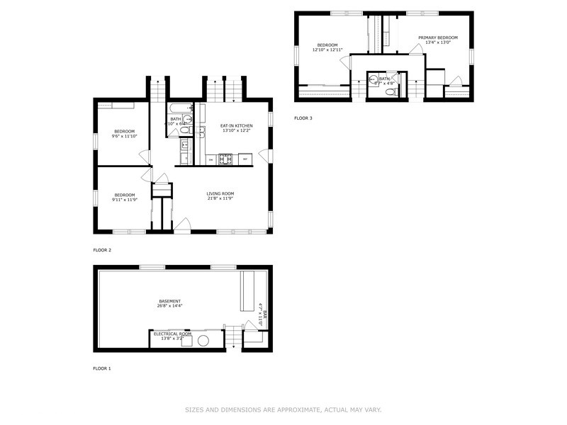 2408 George Street Rolling Meadows, IL 60008 - Photo 21 of 24 a picture of floor plan