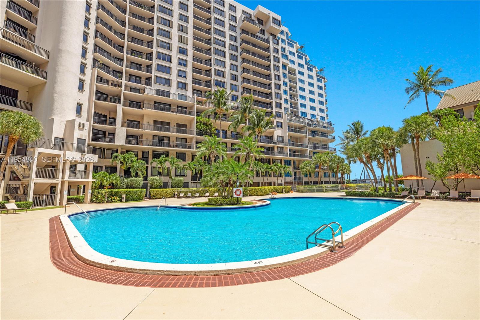 540 Brickell Key Drive, Unit 1514 Miami, FL 33131 - Photo 22 of 22 a view of a swimming pool with outdoor space