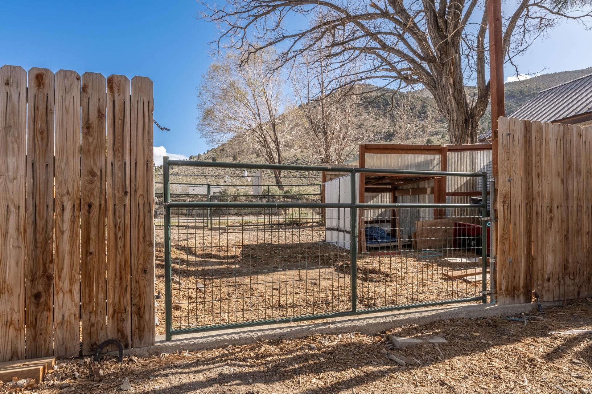 91 3rd Street Lee Vining, CA 93541 - Photo 35 of 44 a glass door and outdoor space
