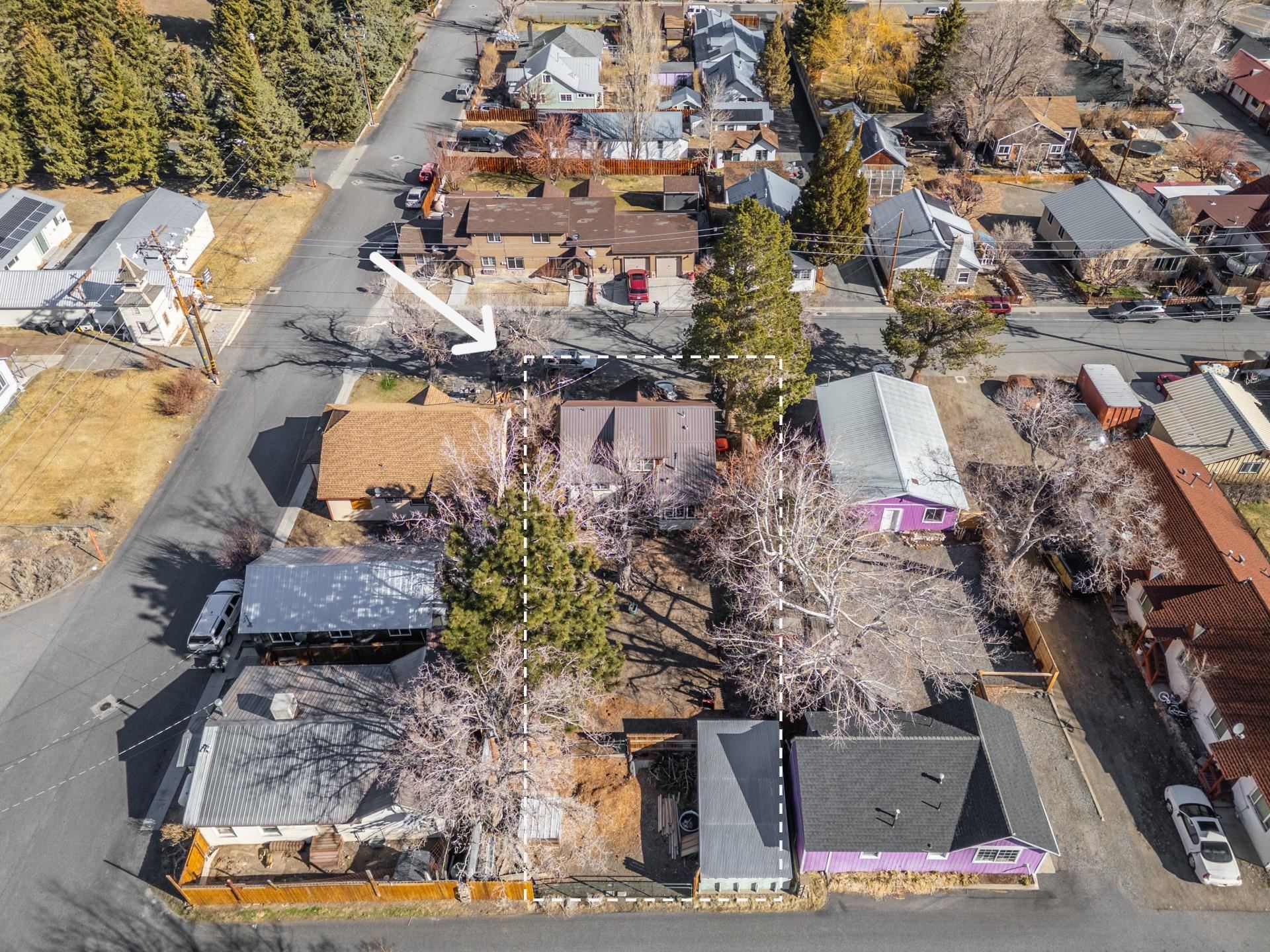 91 3rd Street Lee Vining, CA 93541 - Photo 42 of 44 an aerial view of residential houses with outdoor space