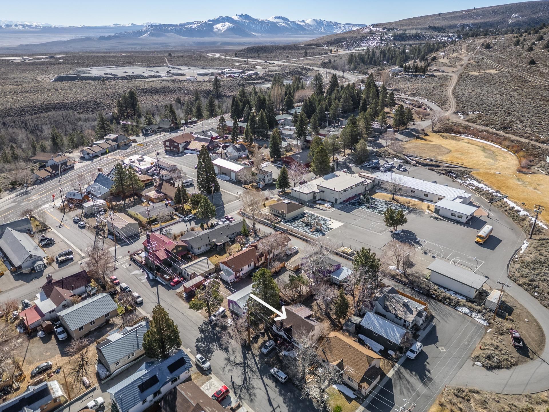 91 3rd Street Lee Vining, CA 93541 - Photo 43 of 44 an aerial view of a city