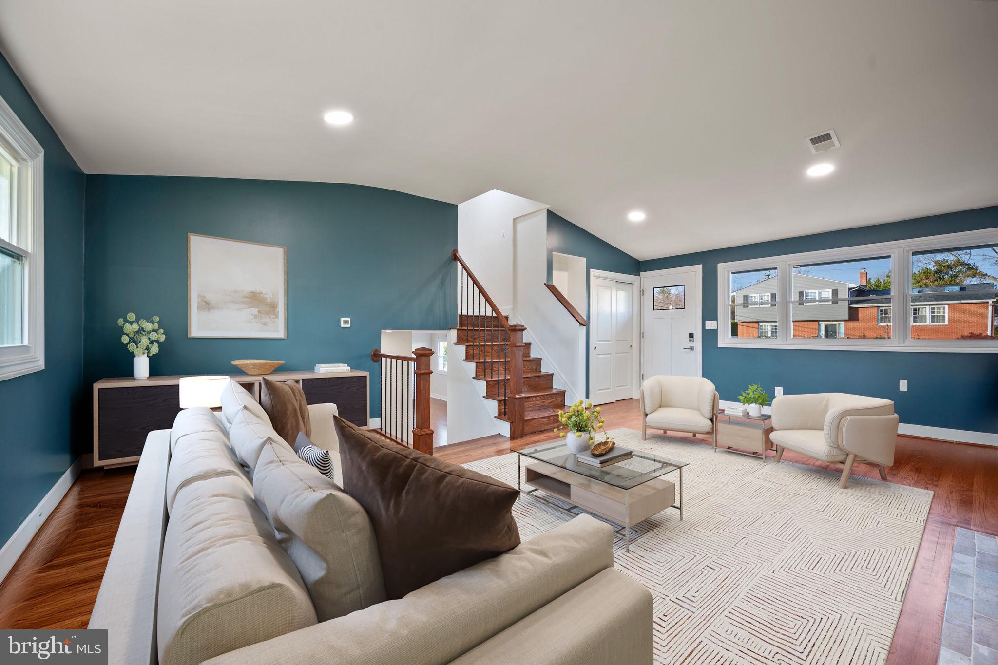 2111 Eastridge Road Lutherville-Timonium, MD 21093 - Photo 2 of 44 a living room with furniture and wooden floor