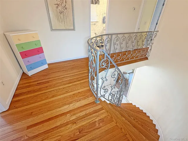 a view of stairs