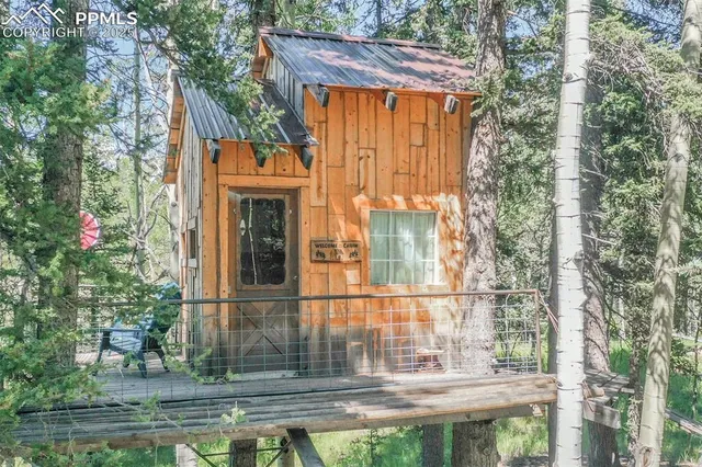 a view of a garden with pathway