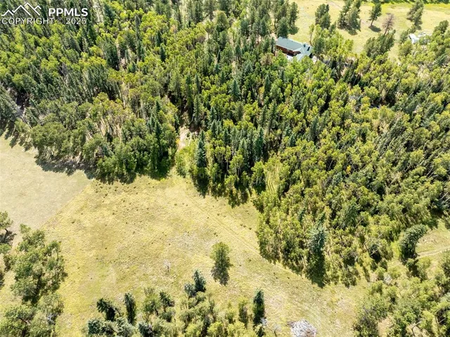 a backyard of a house with lots of green space and chair