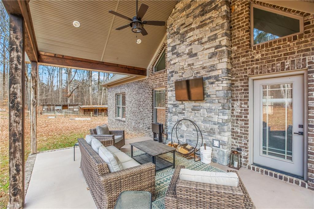 267 George Hege Road Lexington, NC 27295 - Photo 34 of 43 Covered Back Porch