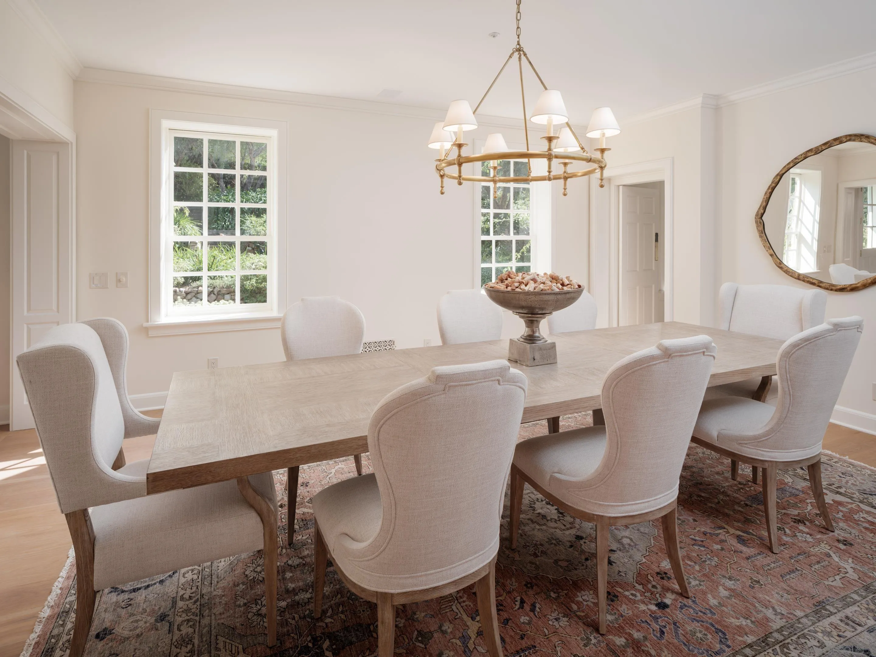 6502 Via Vista Canada Rancho Santa Fe, CA 92067 - Photo 25 of 55 a dining room with furniture a chandelier and wooden floor