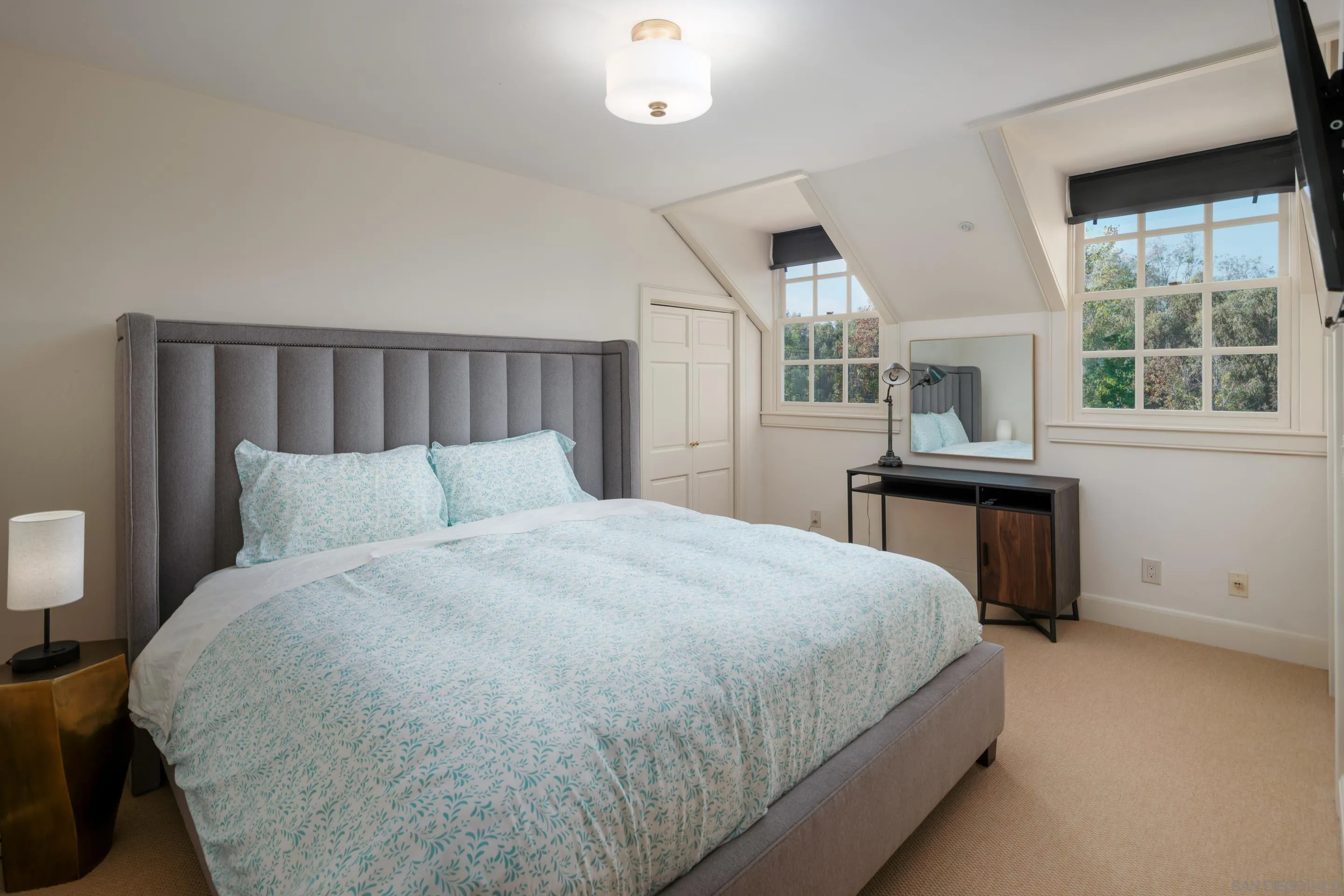 6502 Via Vista Canada Rancho Santa Fe, CA 92067 - Photo 38 of 55 a large bed sitting in a bedroom next to a window