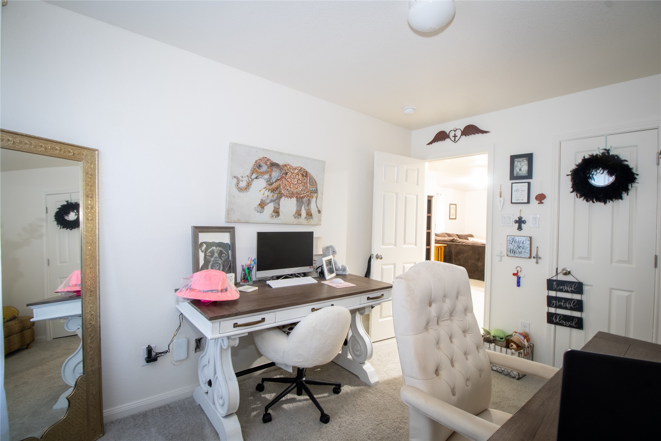 15583 Arrowhead Loop West Willis, TX 77378 - Photo 12 of 21 a view of a workspace with furniture