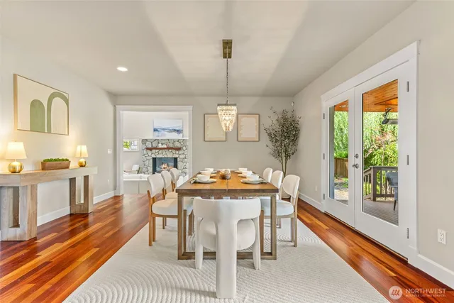 a view of a living room and a window