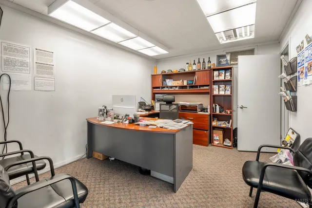 a room with storage and utility