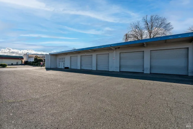 a view of a house with a outdoor space