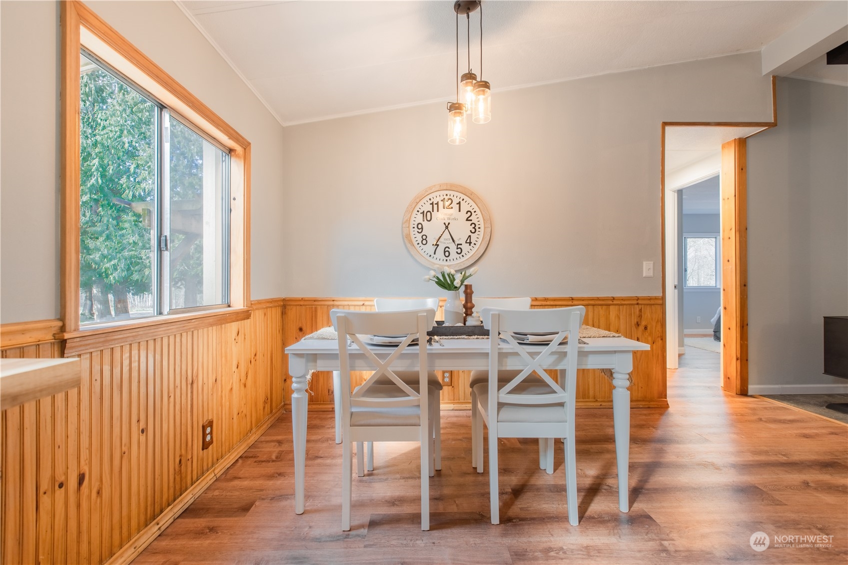 2124 Butler Creek Road Sedro-Woolley, WA 98284 - Photo 8 of 40 a view of a dining room with furniture window and wooden floor