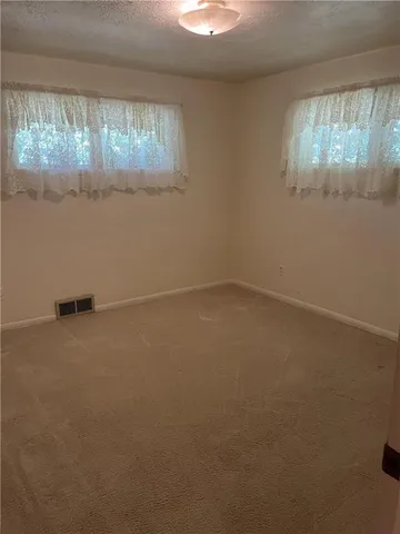 a view of hallway with a hallway