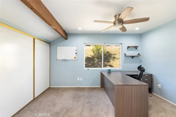 a workspace with a window