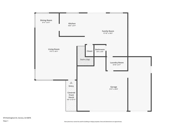 $810,000 | 974 Nottingham Drive, Corona, CA 92878