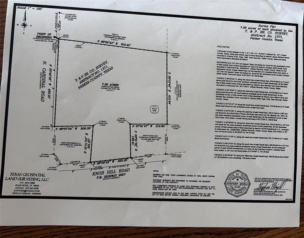 Tbd Knob Hill Road Azle, TX 76020 - Photo 17 of 17 Survey