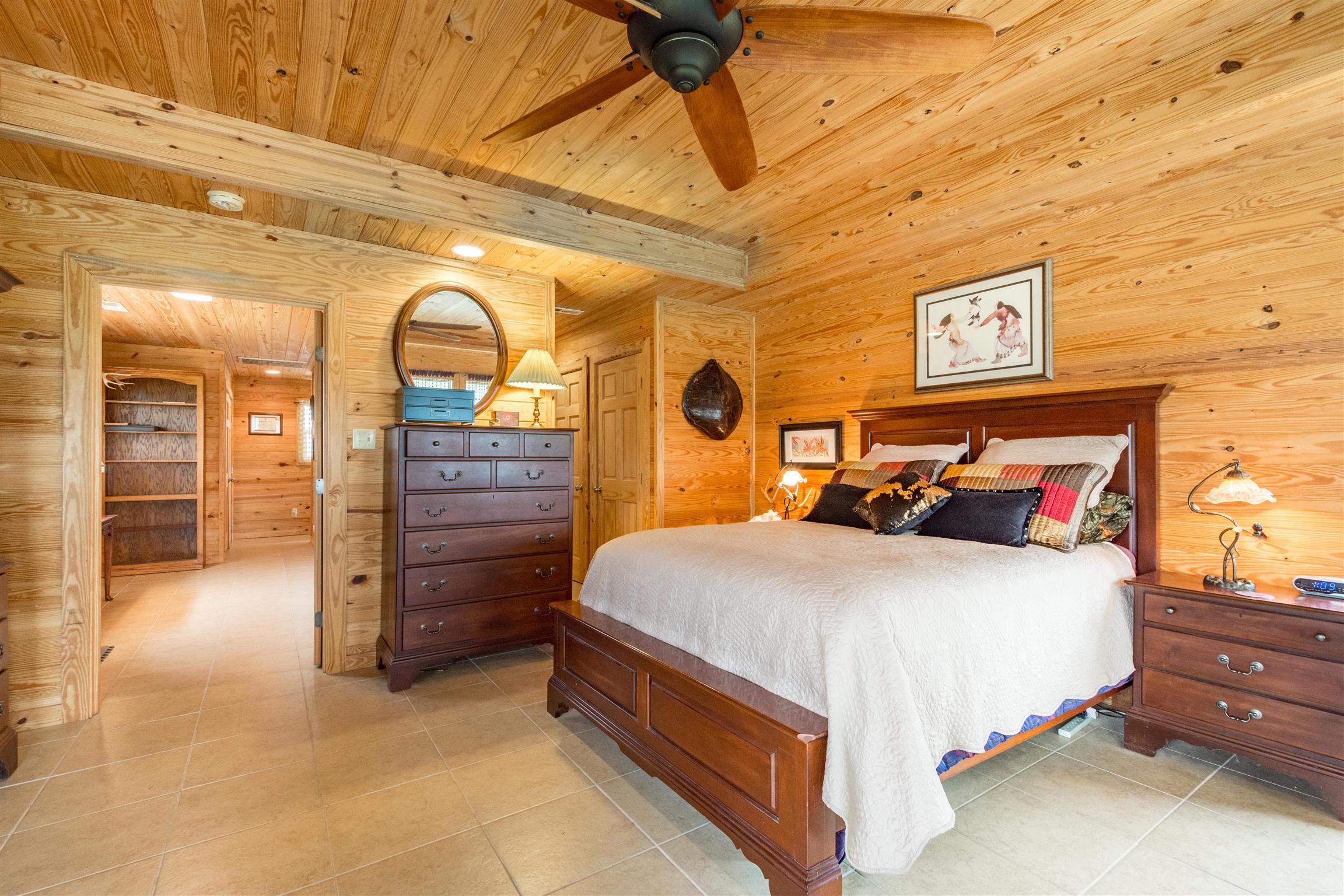 601 Vinta Mill Road West Prospect, TN 38477 - Photo 18 of 30 a bedroom with a bed and a table