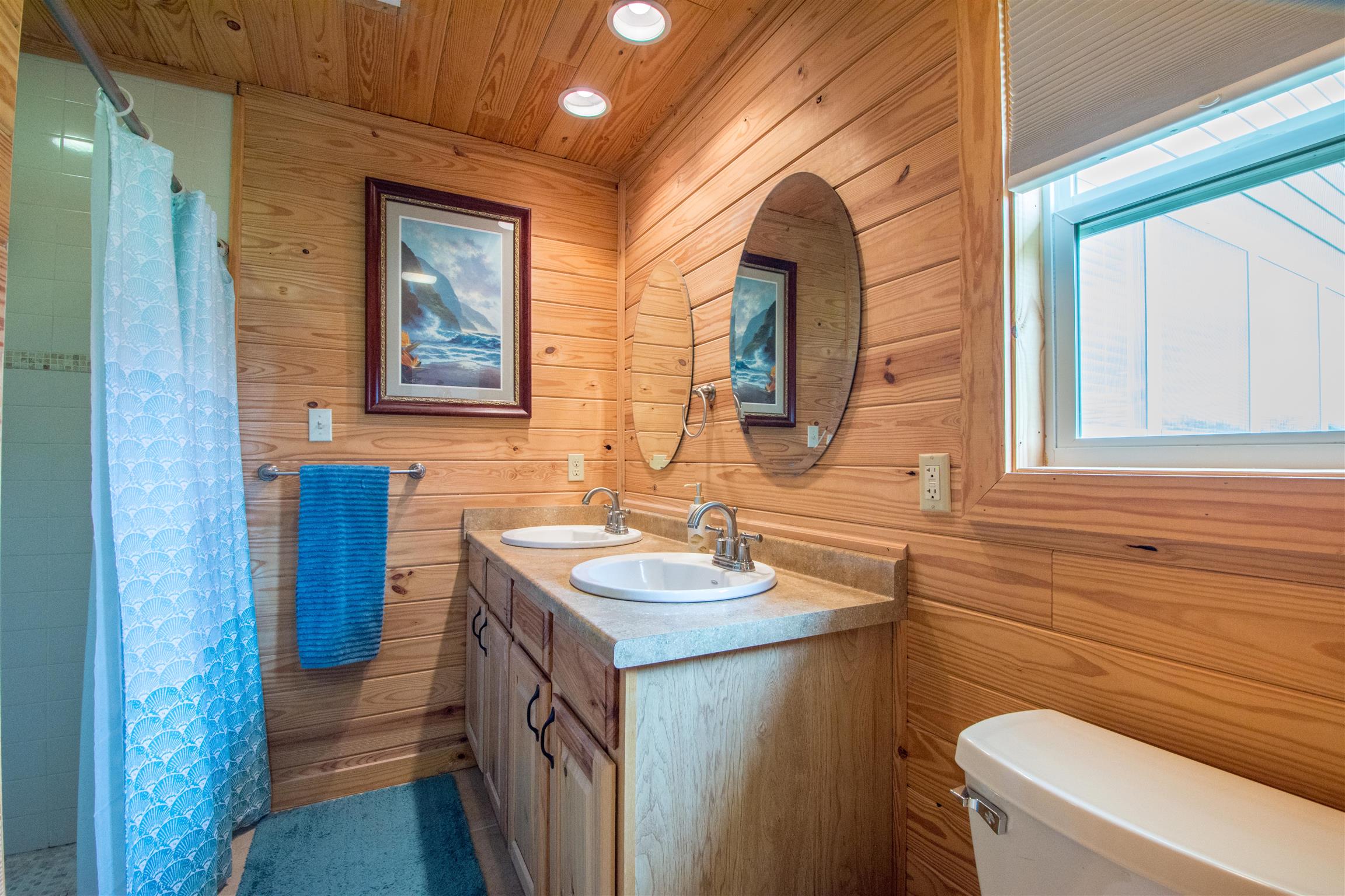 601 Vinta Mill Road West Prospect, TN 38477 - Photo 19 of 30 a bathroom with a sink a toilet and mirror
