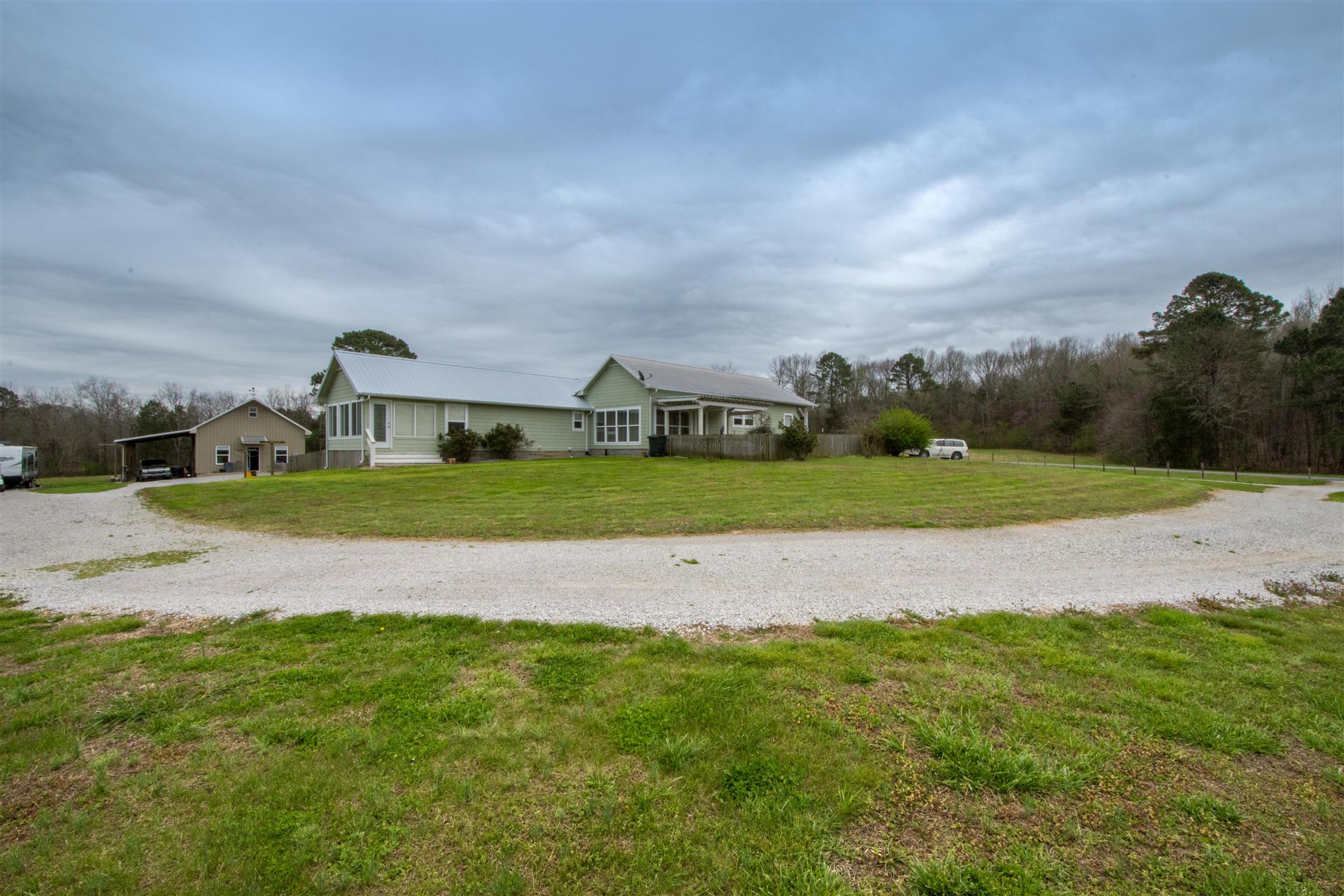 601 Vinta Mill Road West Prospect, TN 38477 - Photo 27 of 30 a view of big yard with swimming pool and green space