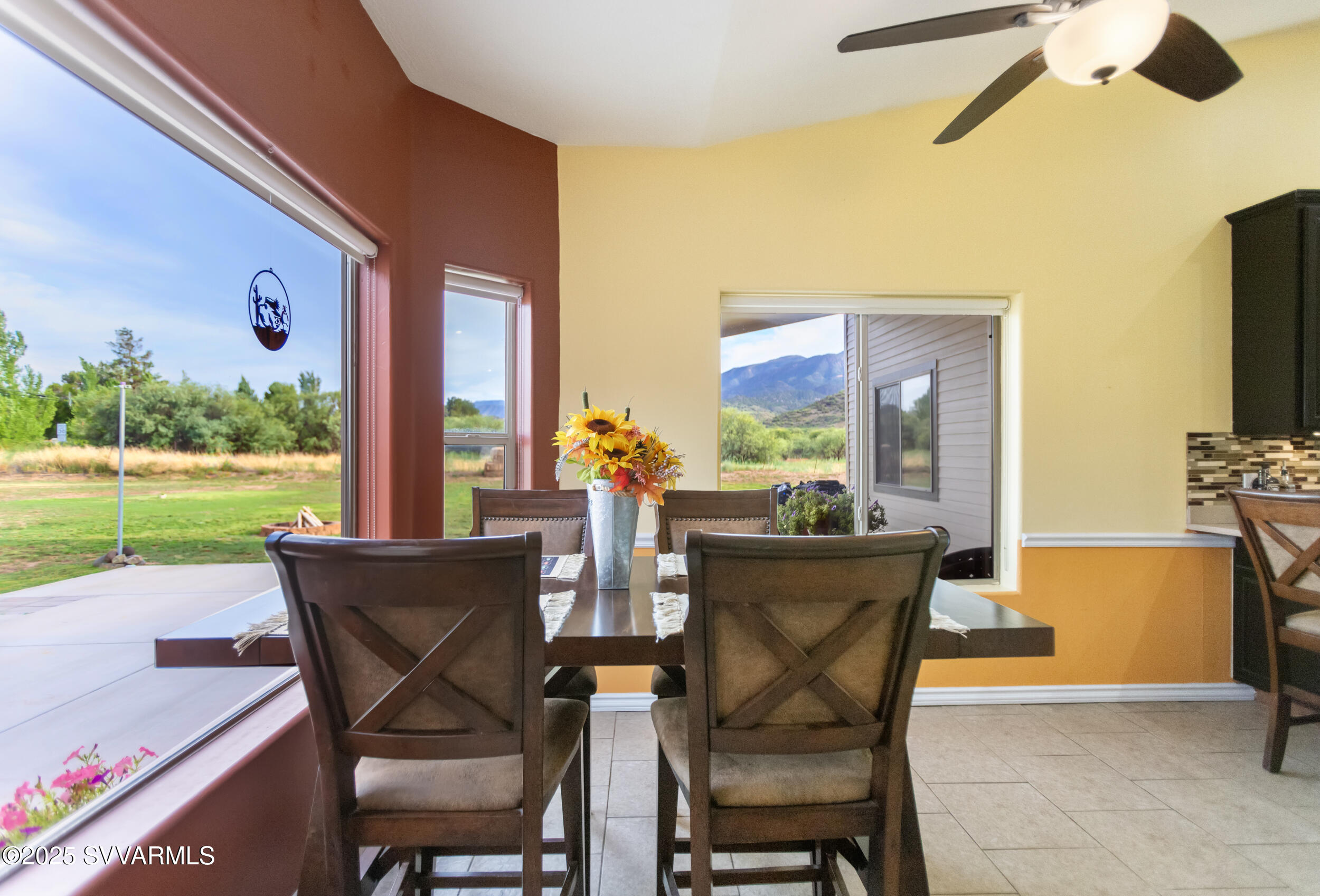 455 East Flint Knap Way Camp Verde, AZ 86322 - Photo 15 of 49 a view of an outdoor dining space with furniture and garden