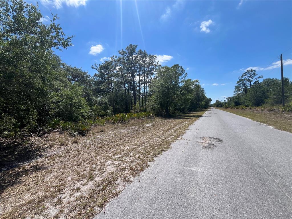 Oleander Drive Frostproof, FL 33843 - Photo 5 of 33 a view of a dirt road with a building in the background