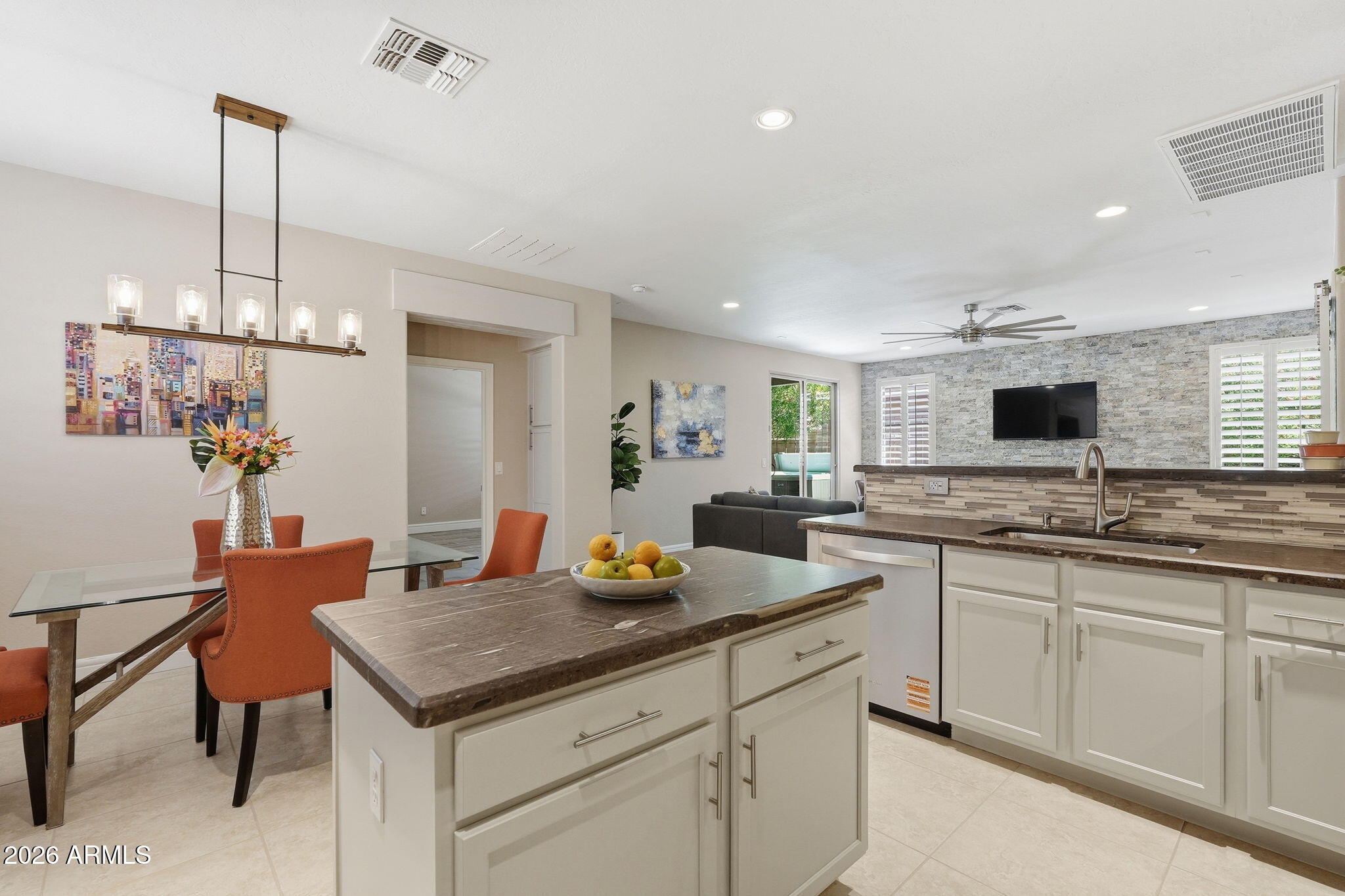 2698 East Boston Street Gilbert, AZ 85295 - Photo 15 of 37 Kitchen Overlooking Dining/Living Area