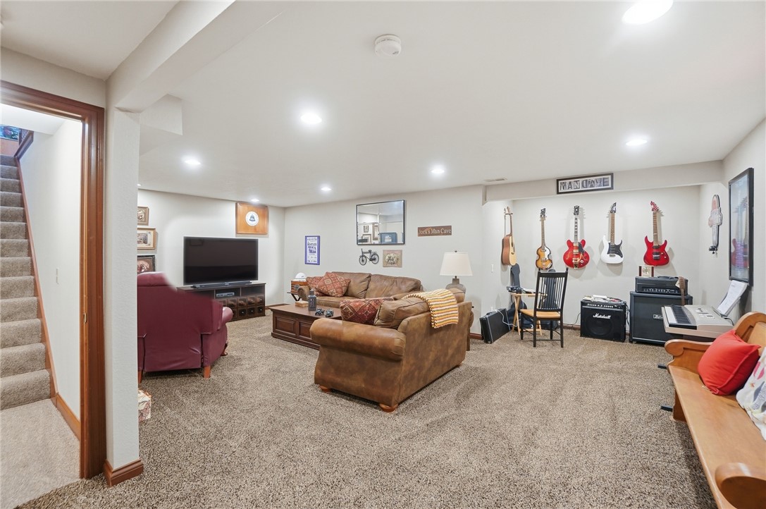 5300 Brookshire Lane Springfield, OH 45502 - Photo 43 of 56 This versatile basement offers ample space for recreation and relaxation.