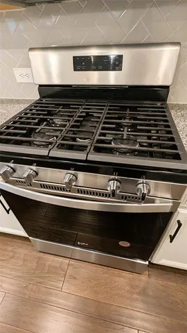 a close view of stove top oven