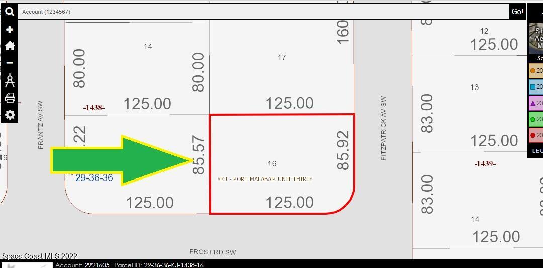 3200 Fitzpatrick Avenue Palm Bay, FL 32908 - Photo 4 of 6 plat