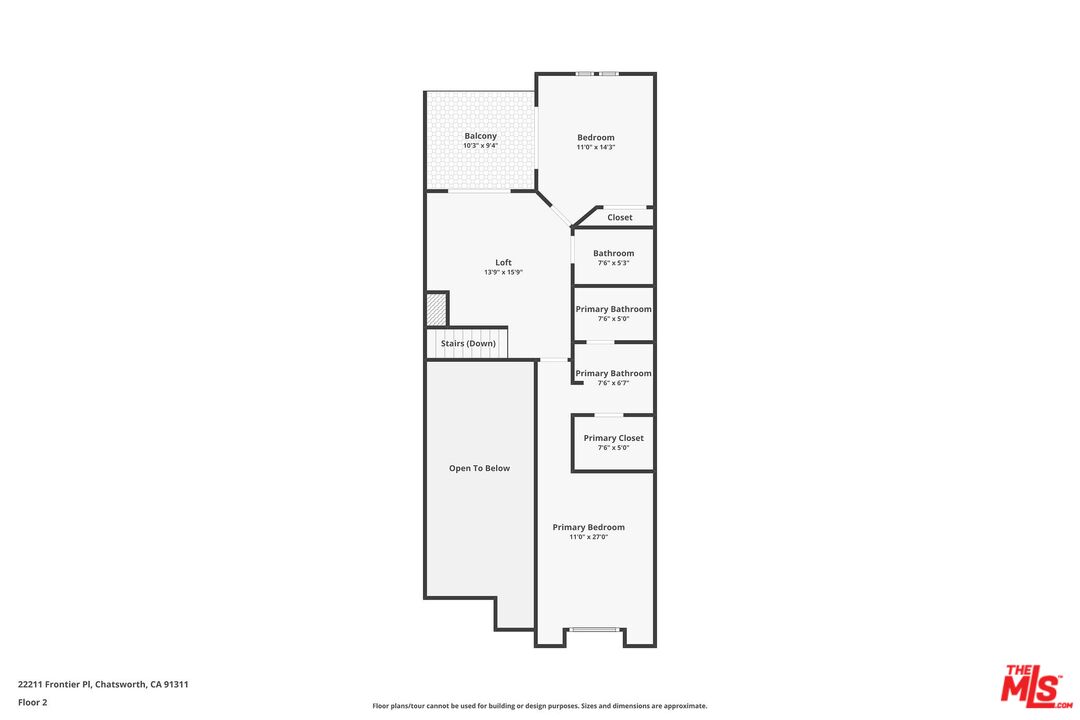 22211 Frontier Place Chatsworth, CA 91311 - Photo 25 of 26 a picture of floor plan