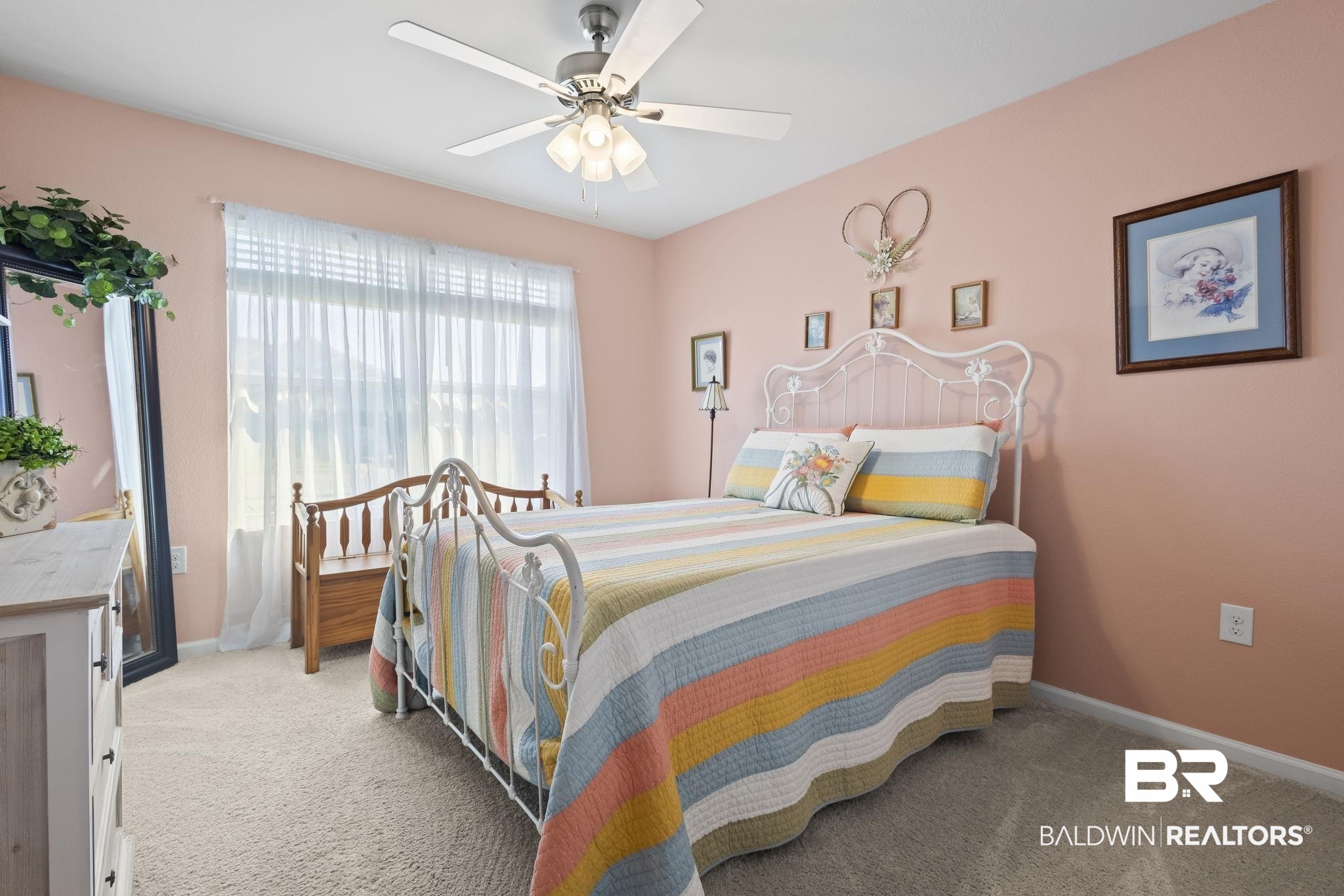 345 Hartenstein Road Foley, AL 36535 - Photo 22 of 47 Carpeted bedroom with ceiling fan