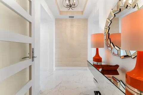 a view of a city with tall buildings in the background