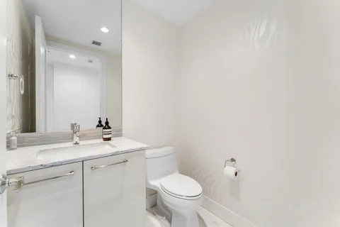 a view of a city with tall buildings