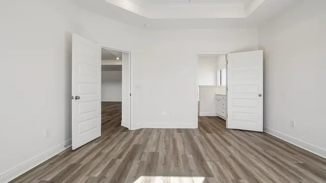 wooden floor in an empty room