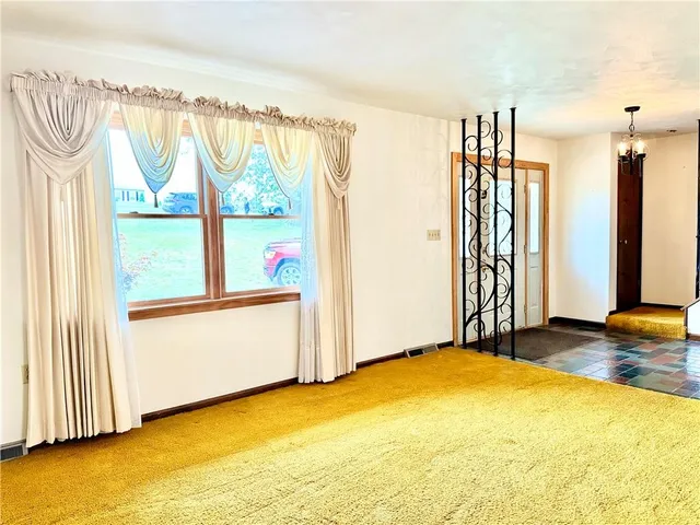 a view of a room with closet