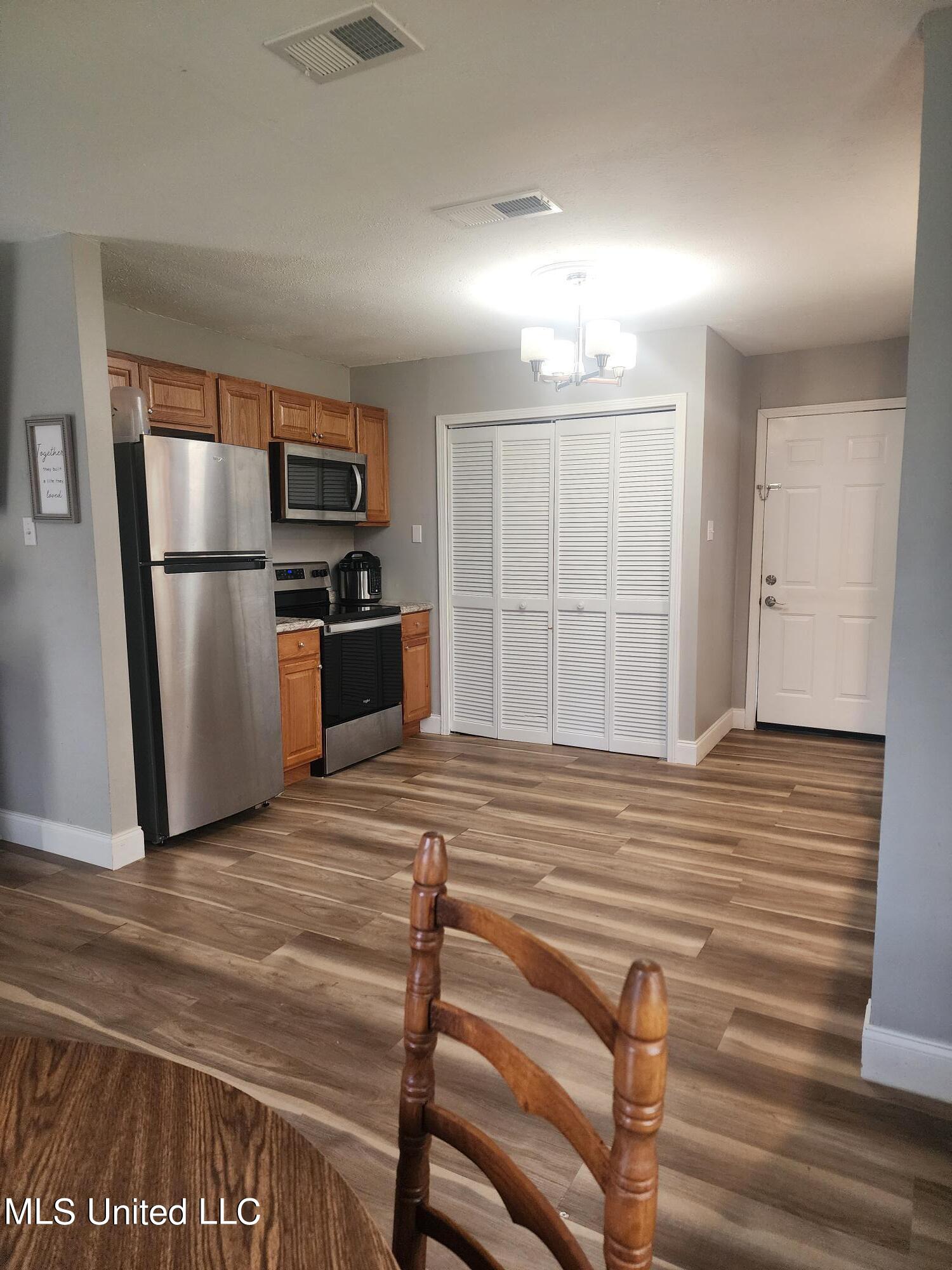 Laundry closet / pantry in kitchen