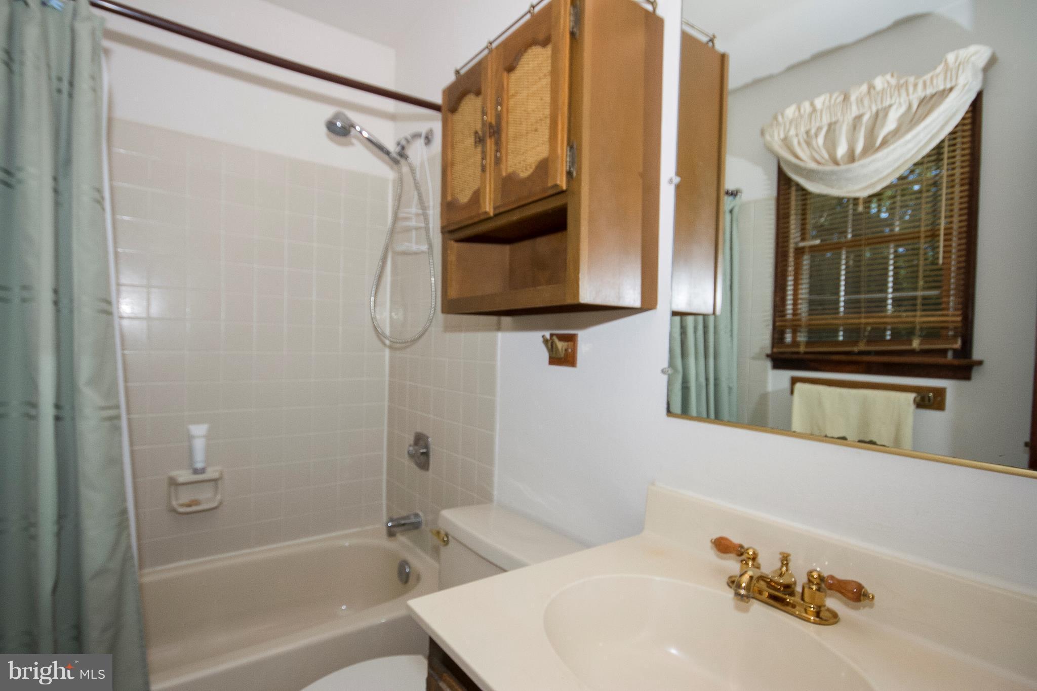 2902 York Manor Road Phoenix, MD 21131 - Photo 14 of 30 a bathroom with a sink a mirror and a bathtub