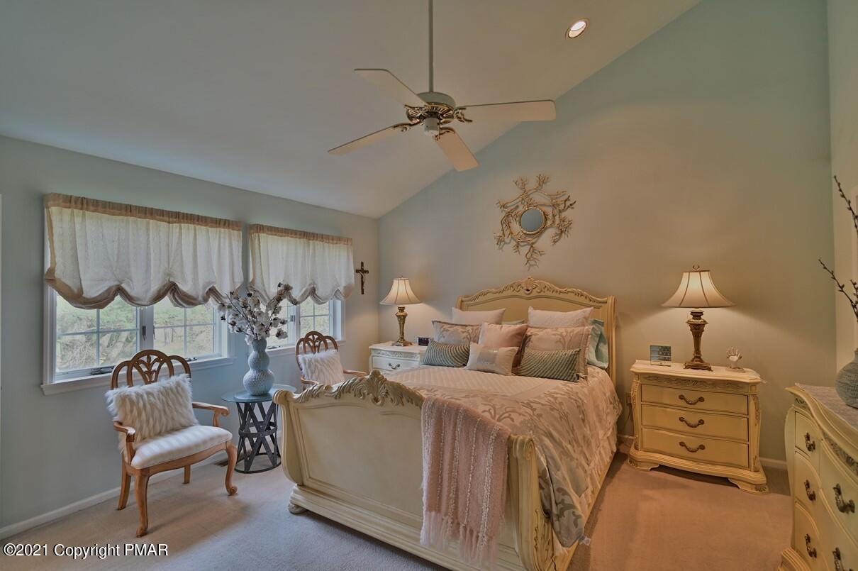 154 Skyview Circle Sciota, PA 18354 - Photo 69 of 114 Master Bedroom with Vaulted Ceiling