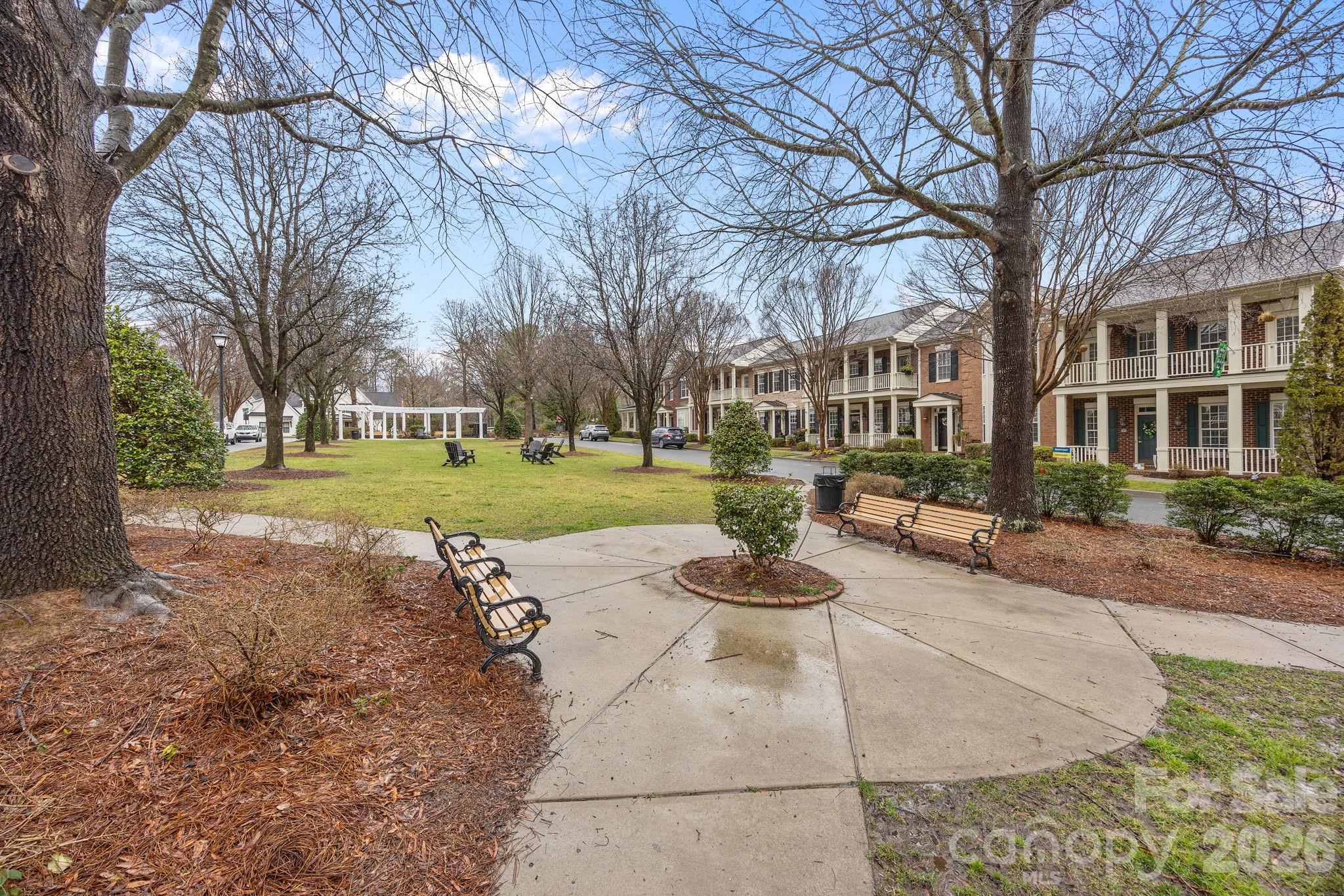 233 Twain Avenue Davidson, NC 28036 - Photo 27 of 35 a view of a house with garden and trees